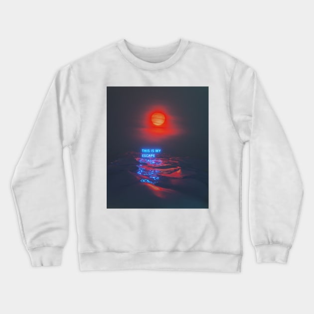 This Is My Escape Crewneck Sweatshirt by devansh